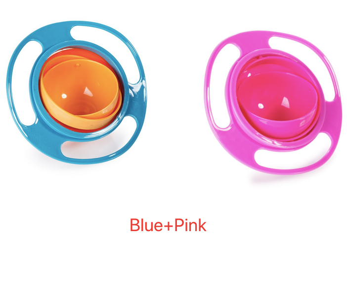 Universal Spill-proof Bowl Dishes 360 degree Rotate