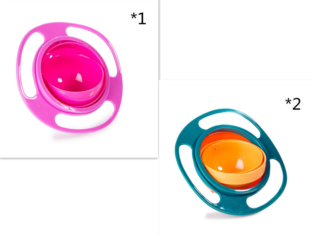Universal Spill-proof Bowl Dishes 360 degree Rotate