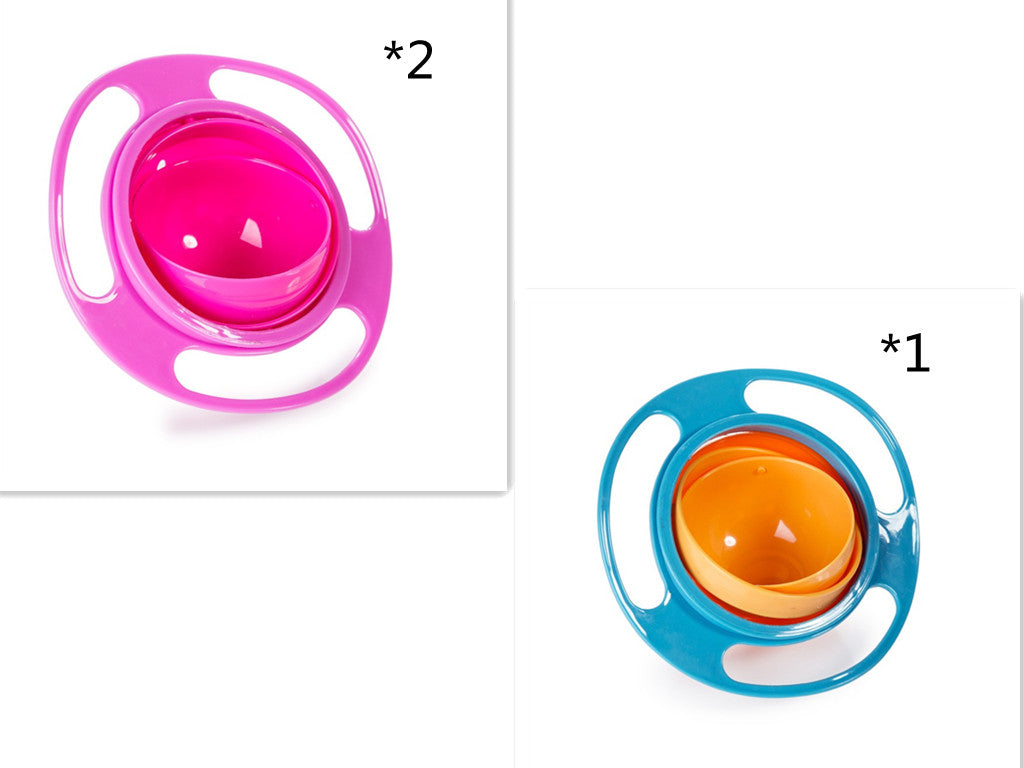 Universal Spill-proof Bowl Dishes 360 degree Rotate