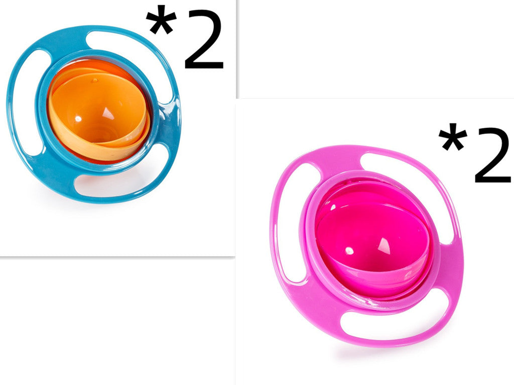 Universal Spill-proof Bowl Dishes 360 degree Rotate