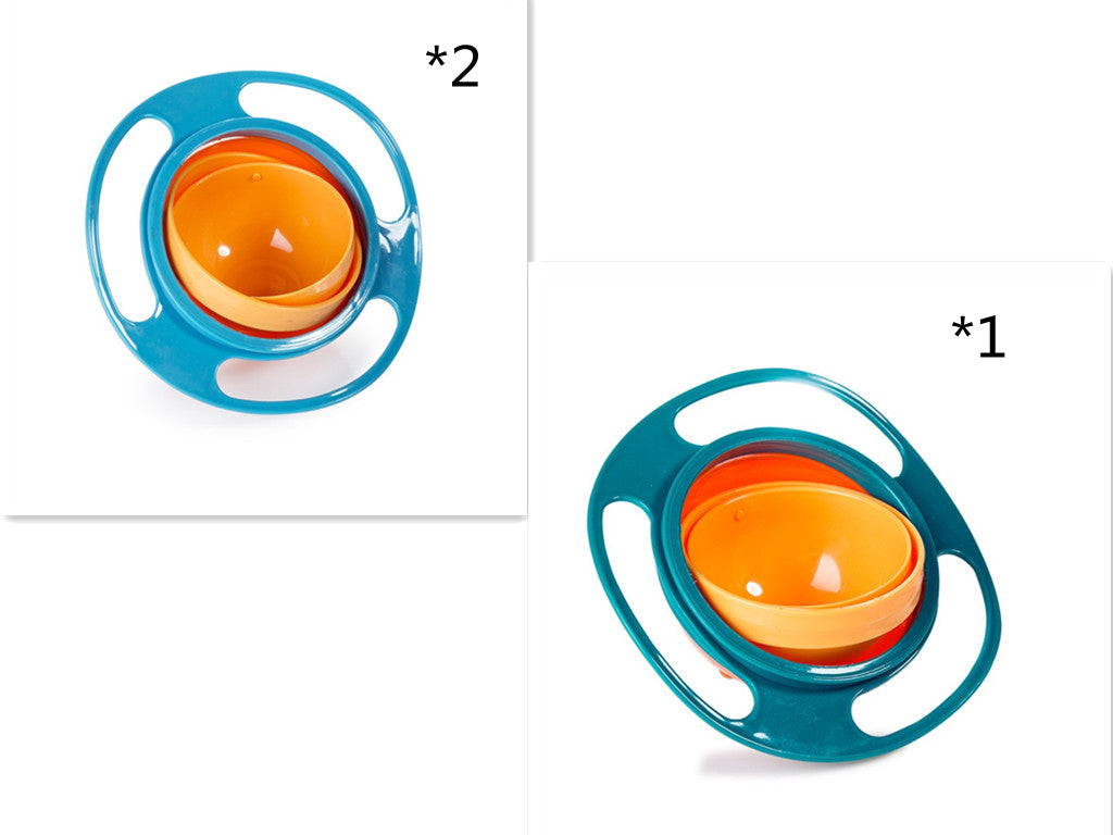 Universal Spill-proof Bowl Dishes 360 degree Rotate