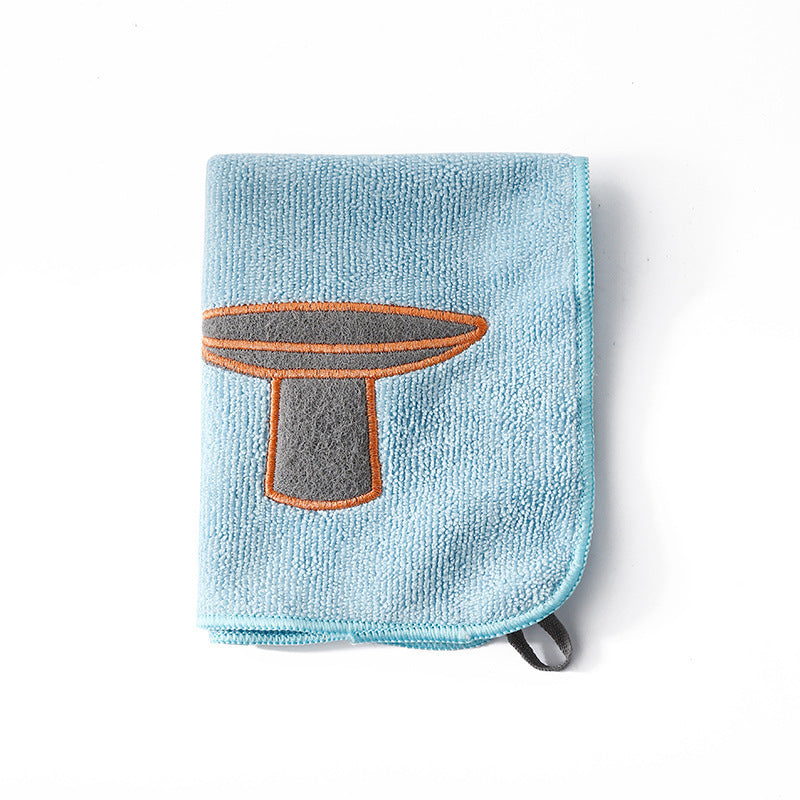 Thickened Microfiber Absorbent Dishwashing Cloth